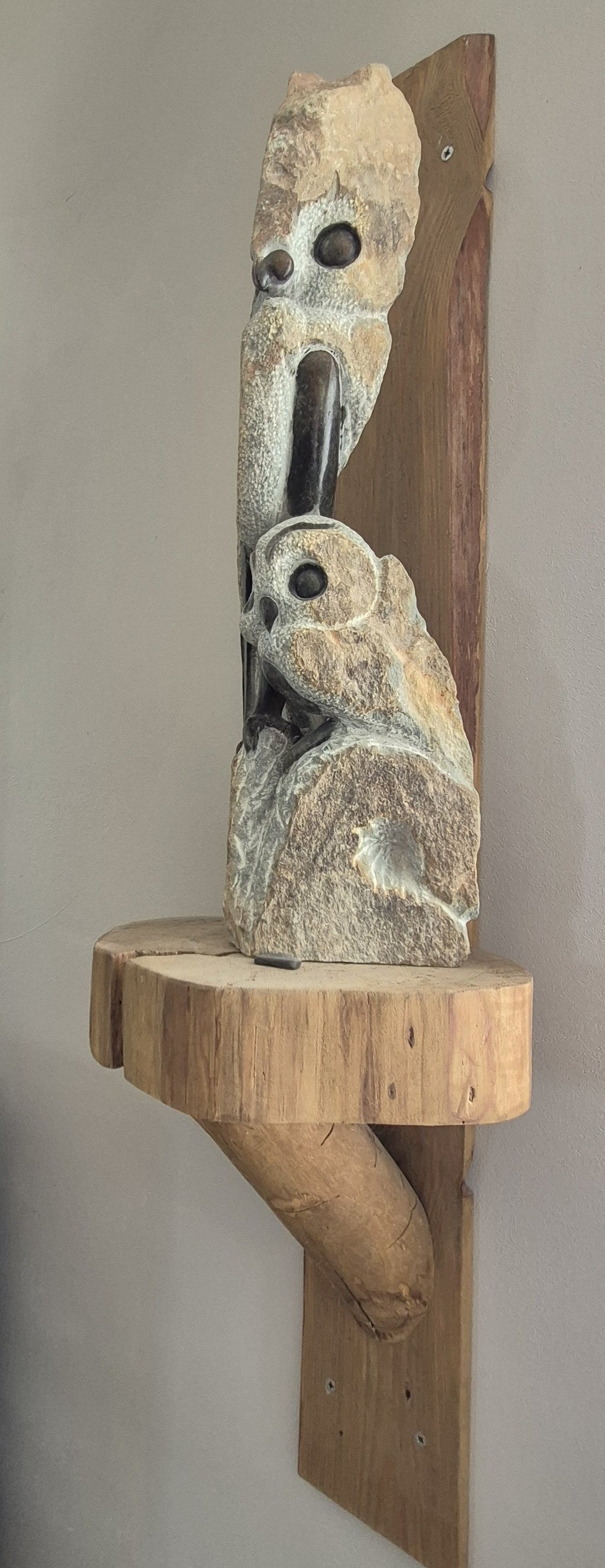 Boomstam wandplank