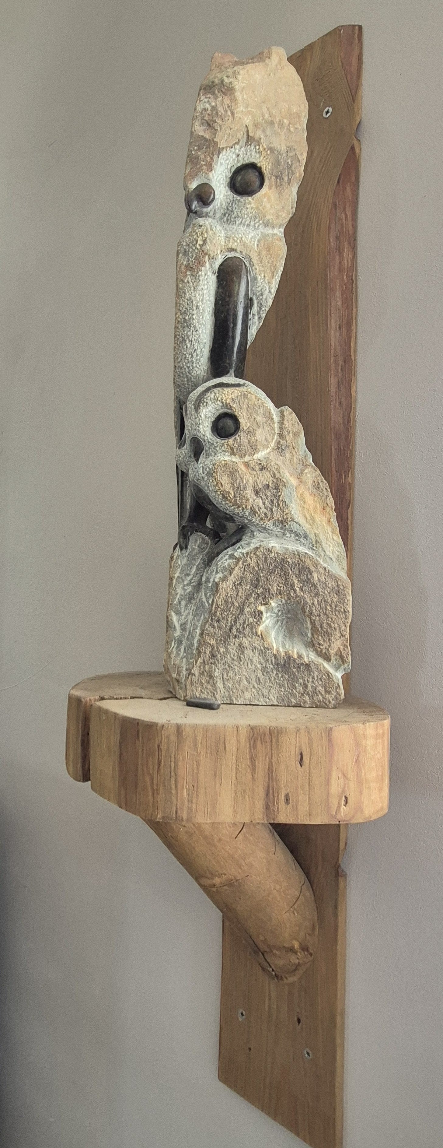 Boomstam wandplank