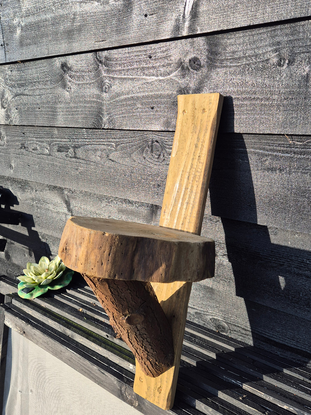 Boomstam wandplank