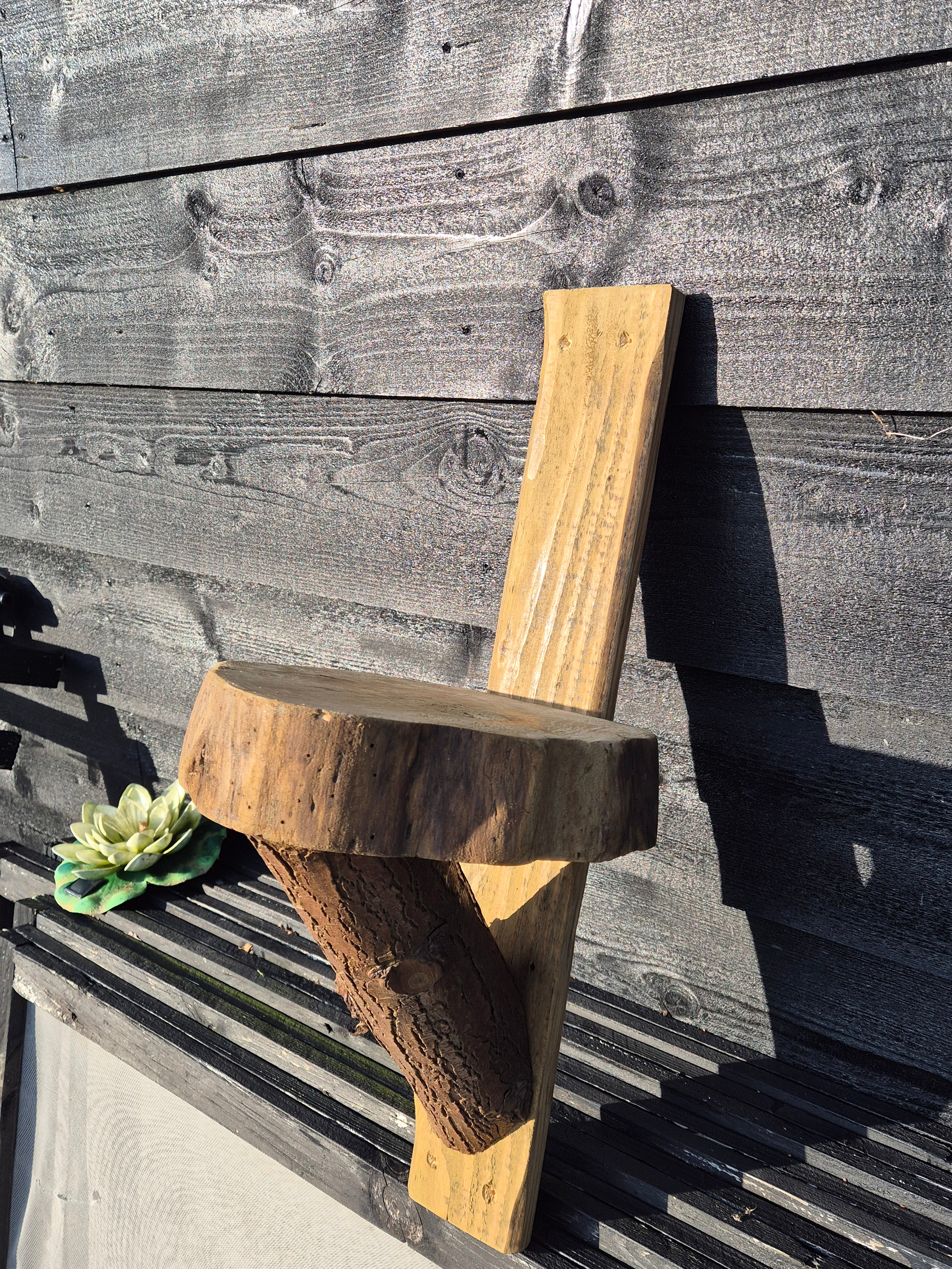 Boomstam wandplank