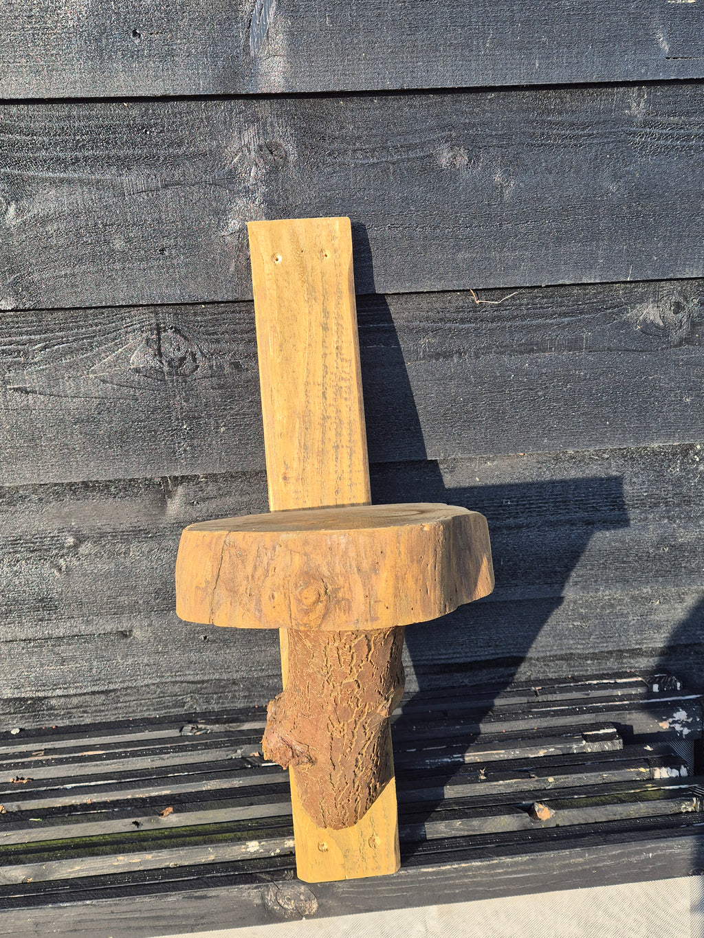 Boomstam wandplank