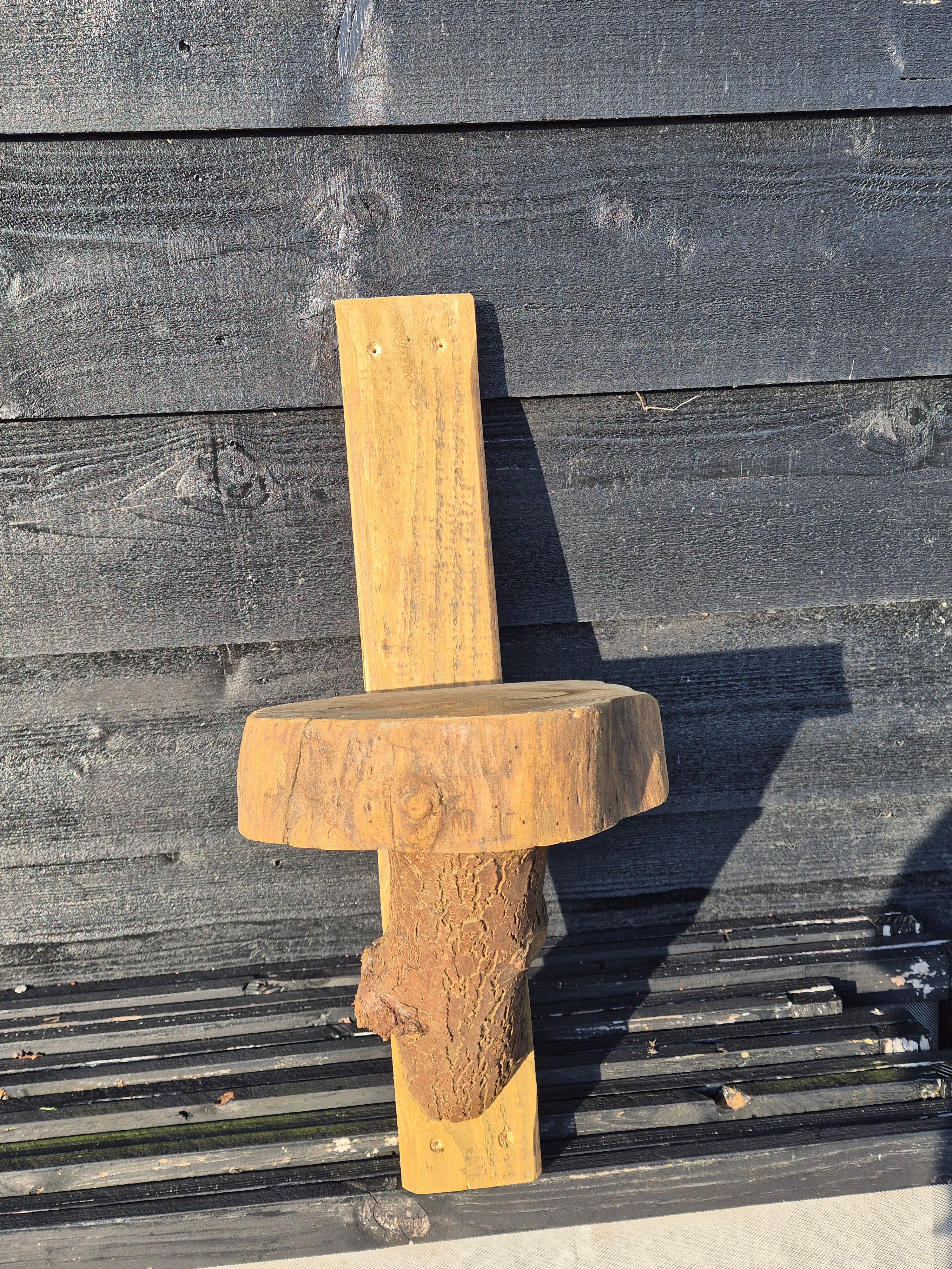Boomstam wandplank