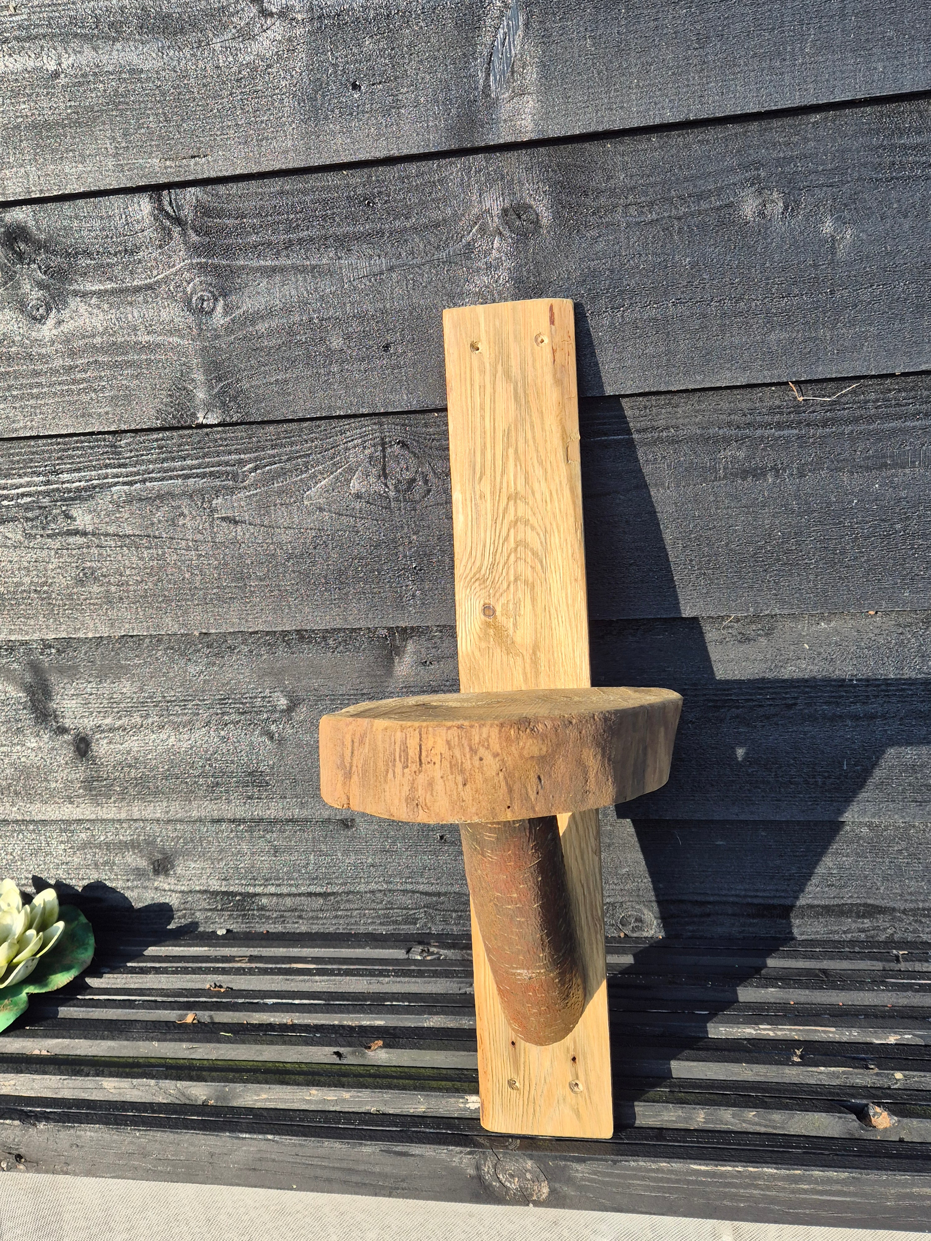 Boomstam wandplank