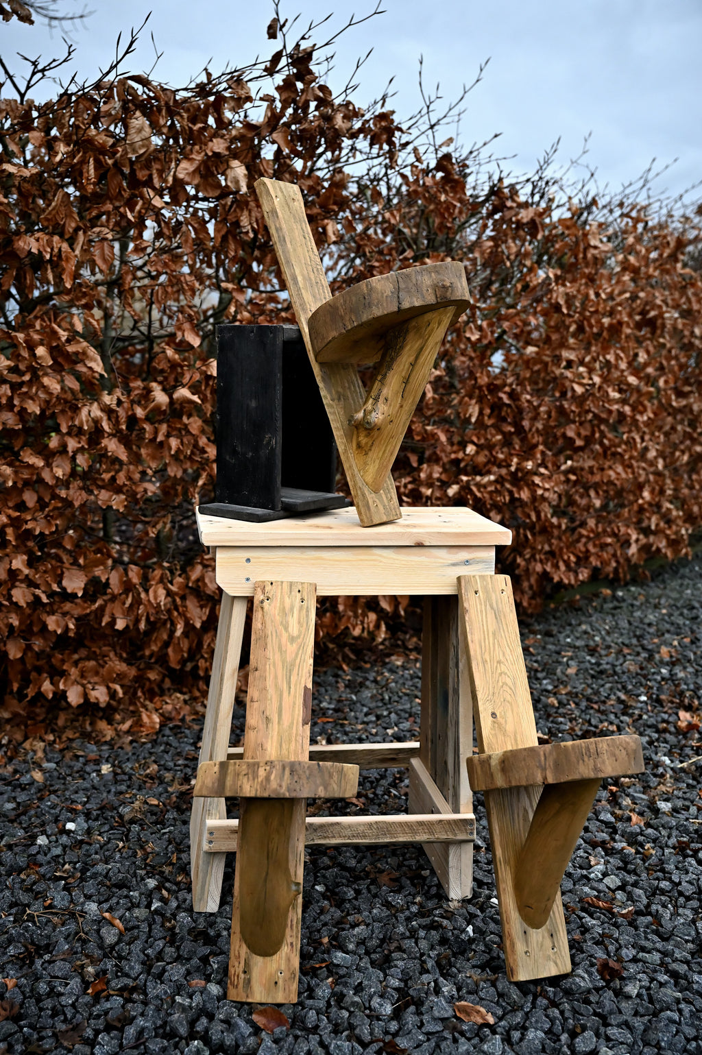 Boomstam wandplank