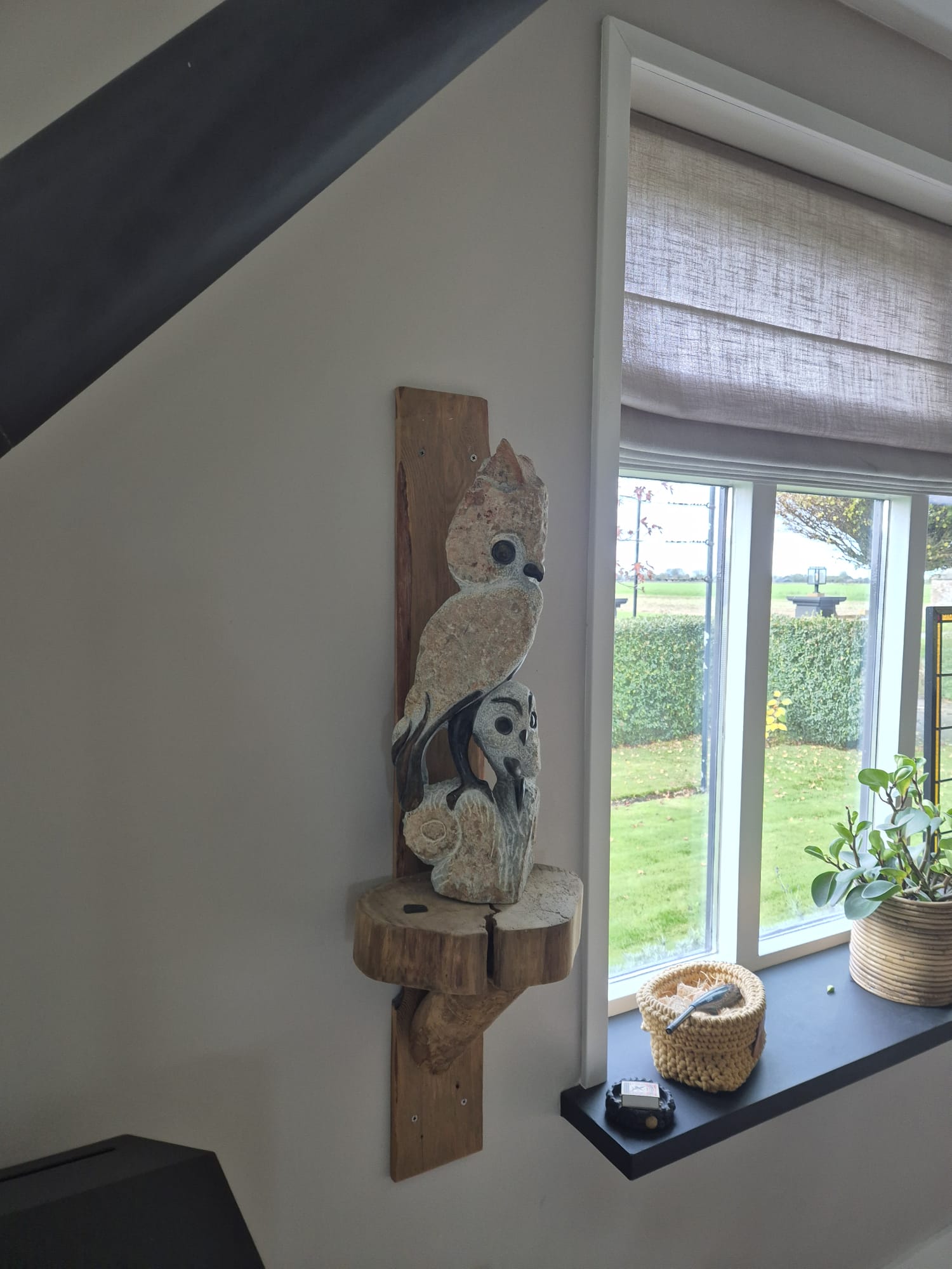 Boomstam wandplank